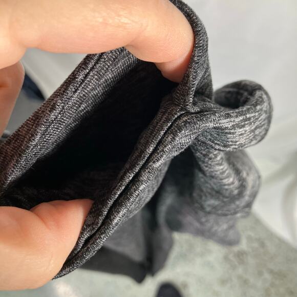 Yogalicious Heather Gray High Waist Leggings Small Hidden Pocket Stretch Stirrup - Picture 9 of 14